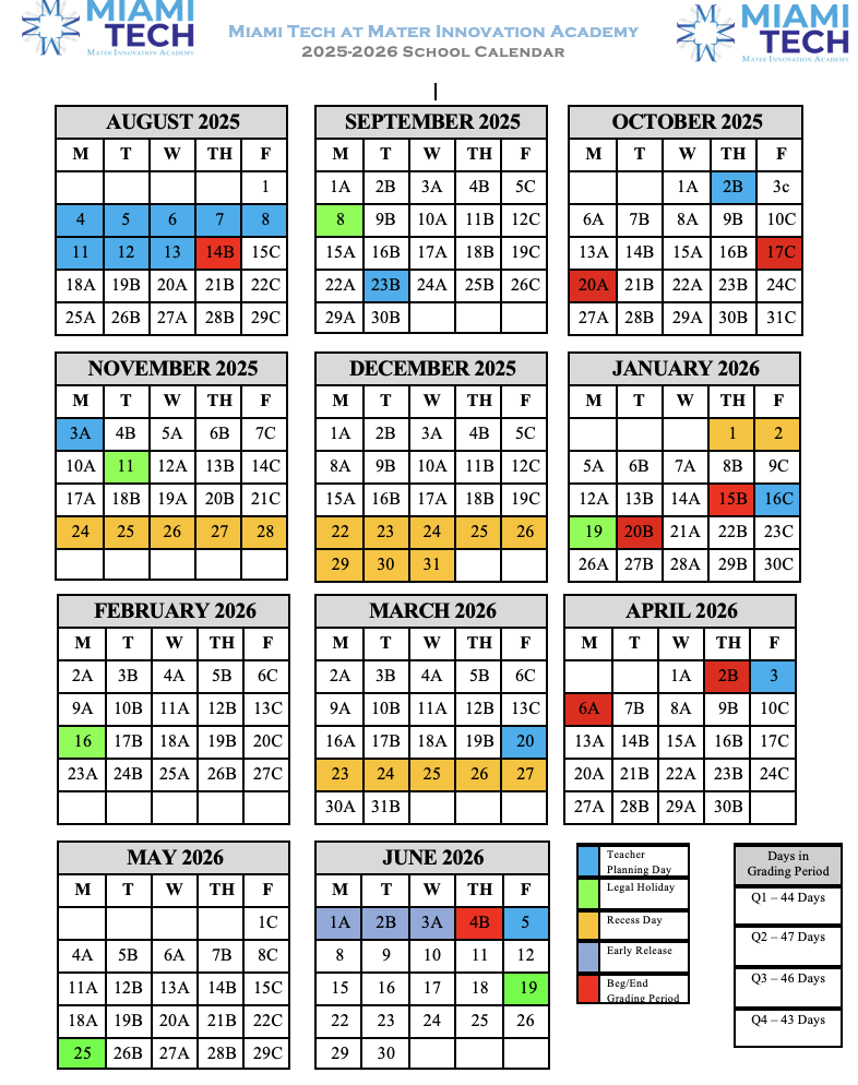 Student Calendar